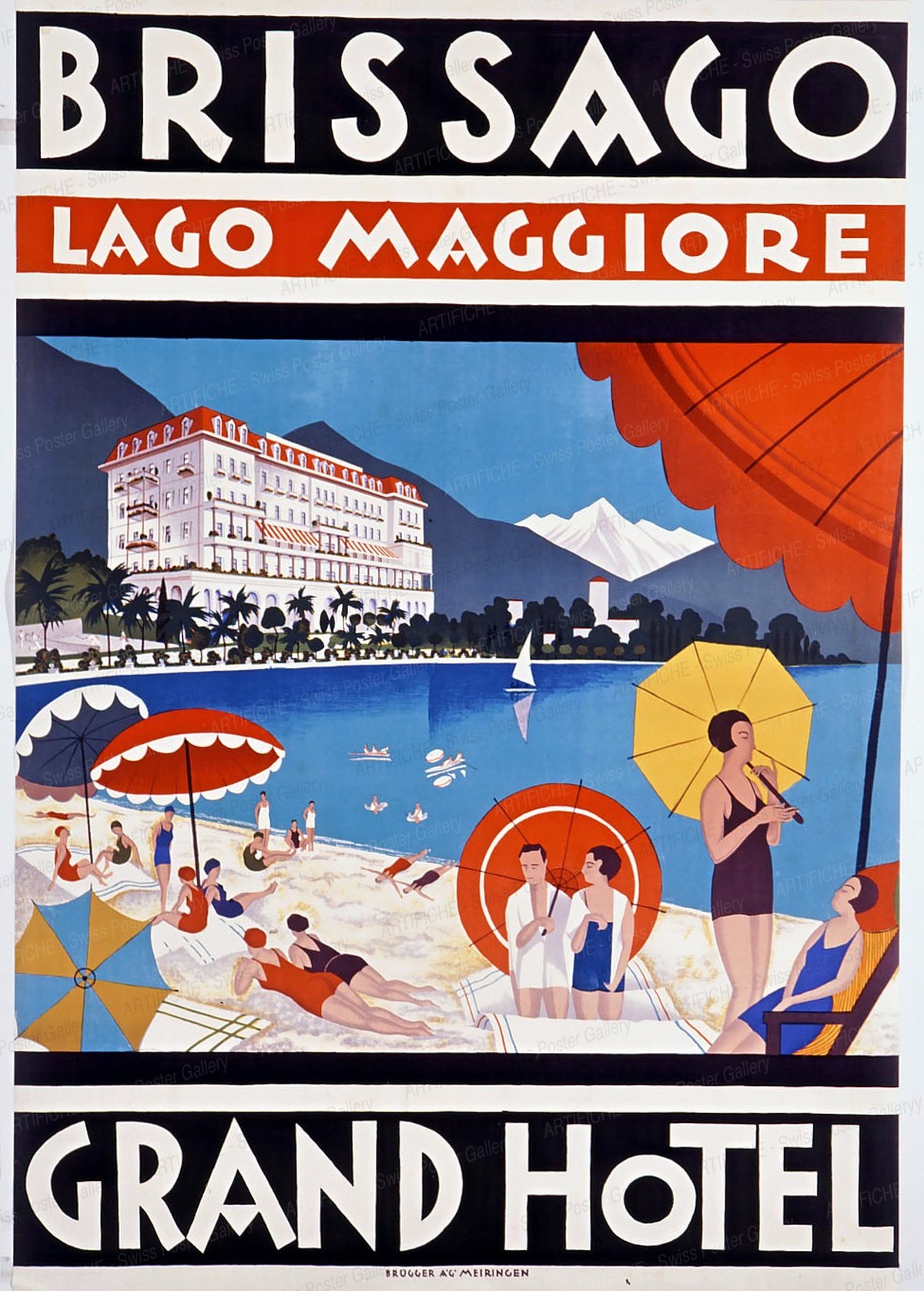 BRISSAGO – LAGO MAGGIORE – GRAND HOTEL, Artist unknown