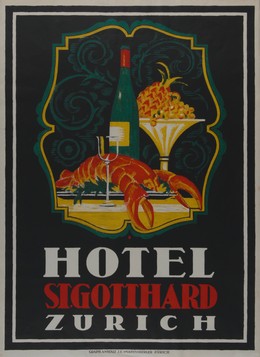 St. Gotthard Hotel Zurich, Otto Baumberger