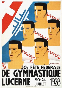 Federal gymnastics event Lucerne 1928, Ernst Gustav Mossdorf