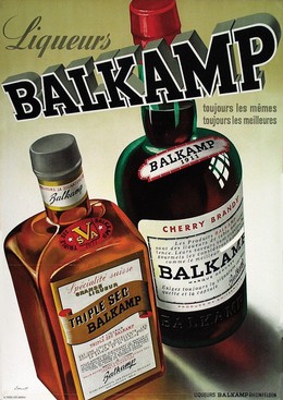 Liqueurs Balkamp – Cherry Bandy – Triple Sec, Otto Ernst