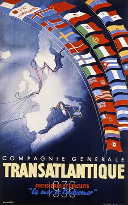 Compagnie Générale TRANSATLANTIQUE – Crosières et Circuits „la mer et l‘outremer“, Jan Auvigne