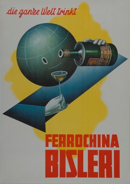 Ferrochina Bisleri, Gino Boccasile