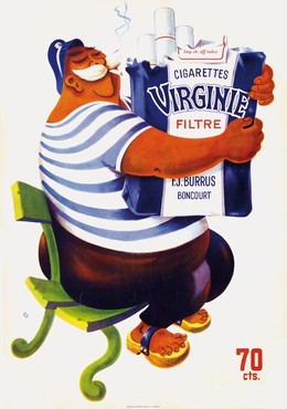 Virginie Filter – Burrus – Tobacco, Artist unknown