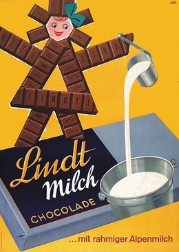 Lindt Milch Chocolade – mit rahmiger Alpenmilch, Emil Ebner