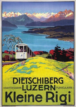 DIETSCHIBERG LUZERN – Kleine Rigi – Drahtseilbahn Funiculare, Otto Landolt