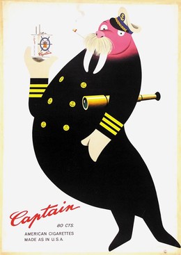 Captain – American Cigarettes, Herbert Leupin