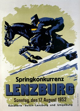 Springkonkurrenz LENZBURG 17. August 1952, Gerold