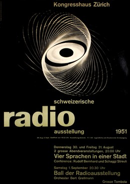 Radio Exhibition – Congress House Zurich, G. - Photo: Vetterli Honegger-Lavater