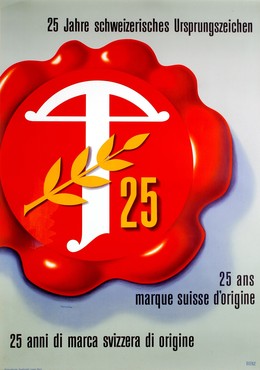 25 Jahre Ursprungszeichen – 25 ans marque suisse d’origine, Artist unknown