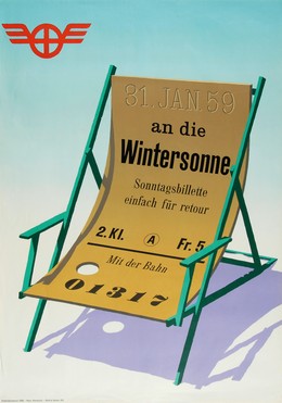 31. Jan. 59 – An die Wintersonne mit der Bahn, Hans Hartmann