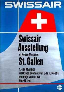 SWISSAIR – Ausstellung im neuen Museum St. Gallen 1957, Henry Ott