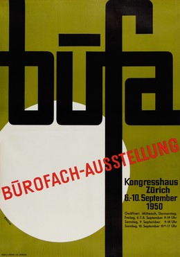 Büfa – Bürofachausstellung Kongresshaus Zürich – 6. – 10. September 1950, Kneubühler