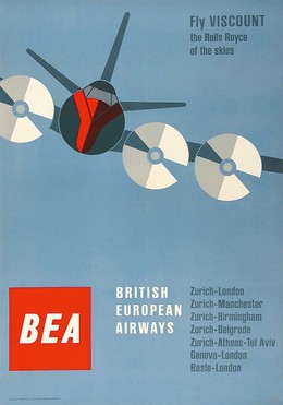 Fly BEA – British European Airways, Josef Müller-Brockmann