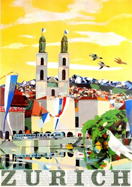 Zurich – Cathedrale, Max Hunziker