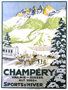 CHAMPÉRY – Valais – Sports d‘hiver, Artist unknown