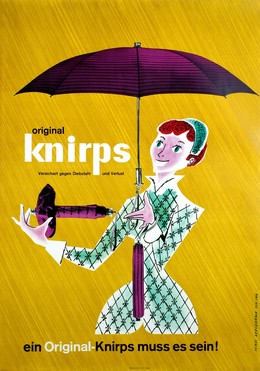 Original Knirps umbrella, Ferdinand Afflerbach