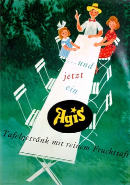 Agis – Tafelgetränk mit reinem Fruchtsaft, Fritz Butz