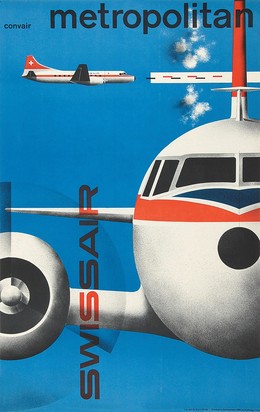 Convair Metropolitan – Das modernste Flugzeug im Europaverkehr – mit Bordradar ausgerüstet – Swissair, Kurt Wirth