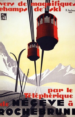 MÉGÈVE – ROCHEBRUNE – Téléphérique, René Michaud