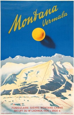 Montana Vermala – Funiculaire Sierre-Montana-Crans – Ski-Lift du Mt. Lachaux, 1500 à 2500 m, Martin Peikert