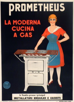 PROMETHEUS – la moderna cucina a gas, Artist unknown