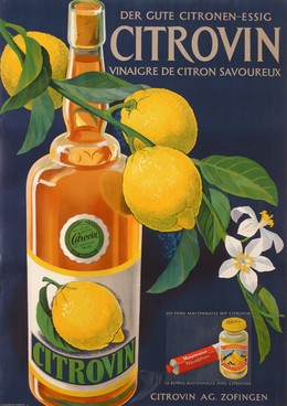 CITROVIN – Der gute Citronen-Essig – CITROVIN – Vinaigre de Citron savoureux, Artist unknown