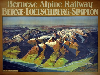 Bernese Alpine Railway – Berne – Loetschberg – Simplon, A. Gugger