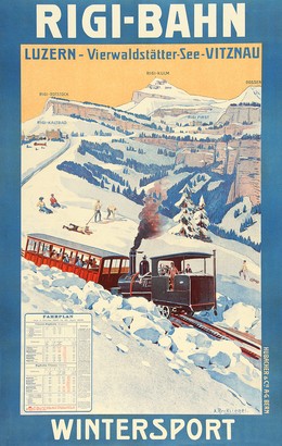 Rigi-Bahn – Luzern – Vierwaldstättersee – Vitznau, Anton Reckziegel