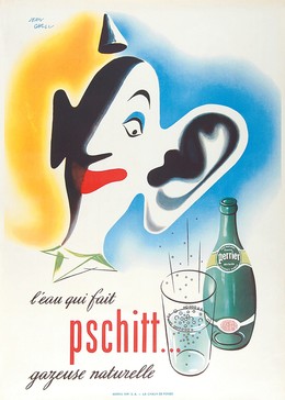 Perrier, l’eau qui fait pschitt… gazeuse naturelle, Jean Carlu