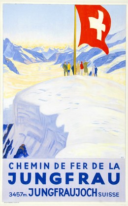 Chemin de Fer de la JUNGFRAU 3457M. JUNGFRAUJOCH SUISSE, Emil Cardinaux