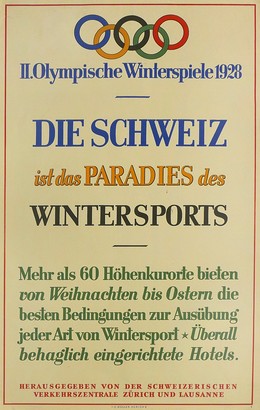 II. Olympische Winterspiele 1928, Artist unknown