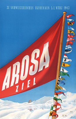 37. Schweizerisches Skirennen – Arosa – 1943, Otto Malischke