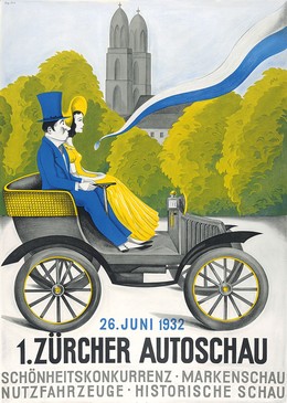 1. Zürcher Autoschau 26. Juni 1932, Artist unknown