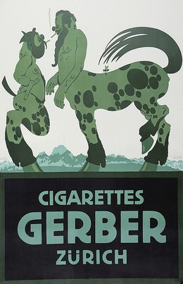 Cigarettes Gerber Zürich, Julius Klinger