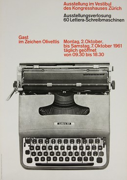 Olivetti – Kreativer Geist, marktorientierte Produktion, führender Stil, Technik von Morgen., 20. Jh. CH Hiestand VSG