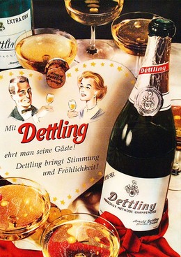 Dettling sparkling wine, Artist unknown