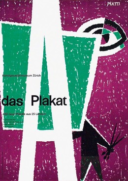 Kunstgewerbemuseum Zürich – das Plakat, Celestino Piatti