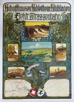 Schaffhausen Schleitheim Stühlingen – Elektrische Strassenbahn – Eröffnung 1905, Carl Roesch