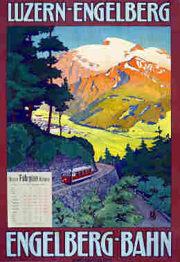 LUZERN-ENGELBERG ENGELBERG-BAHN, Artist unknown