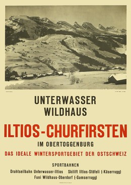 Unterwasser Wildhaus Churfirsten Obertoggenburg