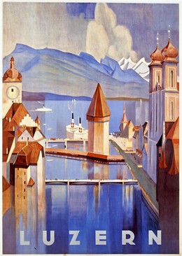 LUCERNE – lake of the four cantons, Otto Baumberger