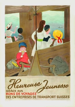 Heureuse Jeunesse – grâce aux bons de voyages des entreprises de Transport Suisses, Ernst Morgenthaler