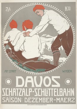 Davos – Schatzalp Sledge Run, Walther Koch